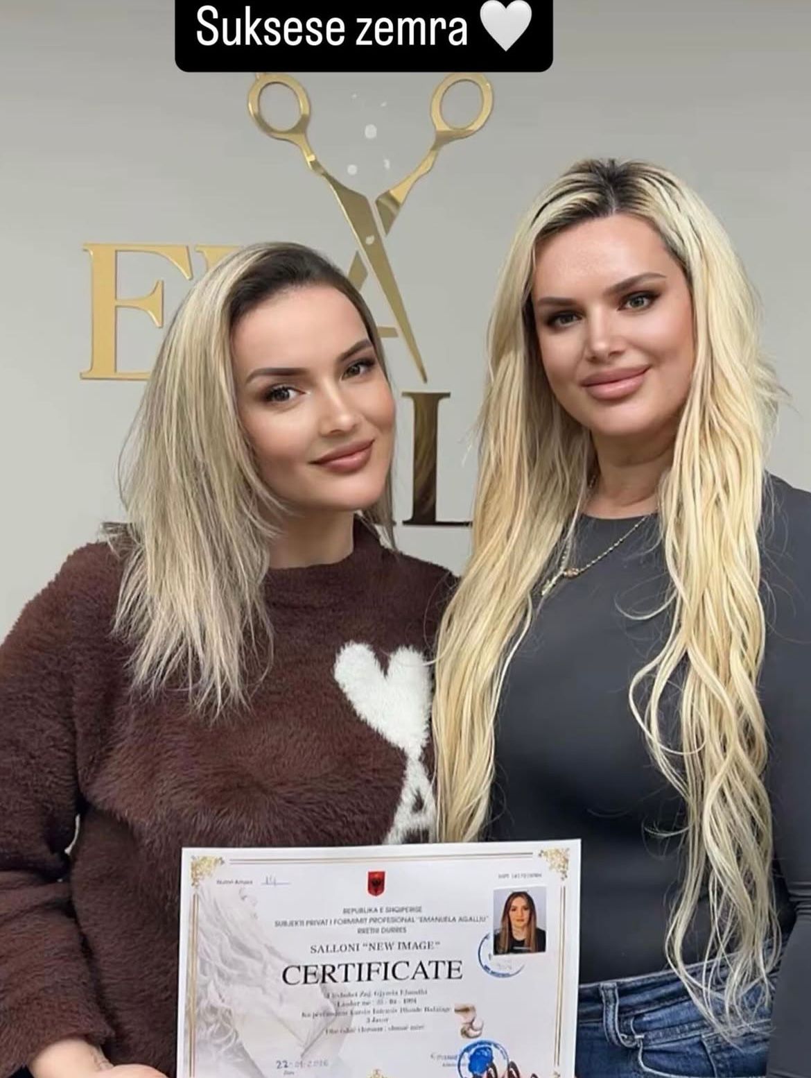 Kursante me certifikatë